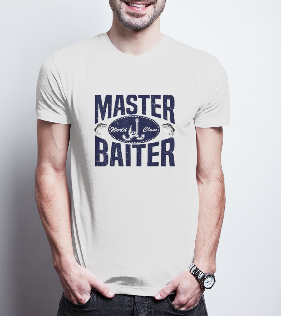 World Class Master Baiter Fishing Bait Hooks T-Shirt