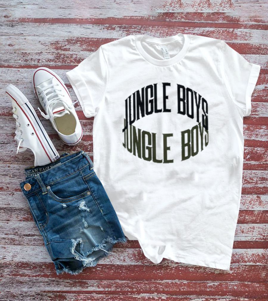 Jungle Boys 2D Optical Text Illusion T-Shirt