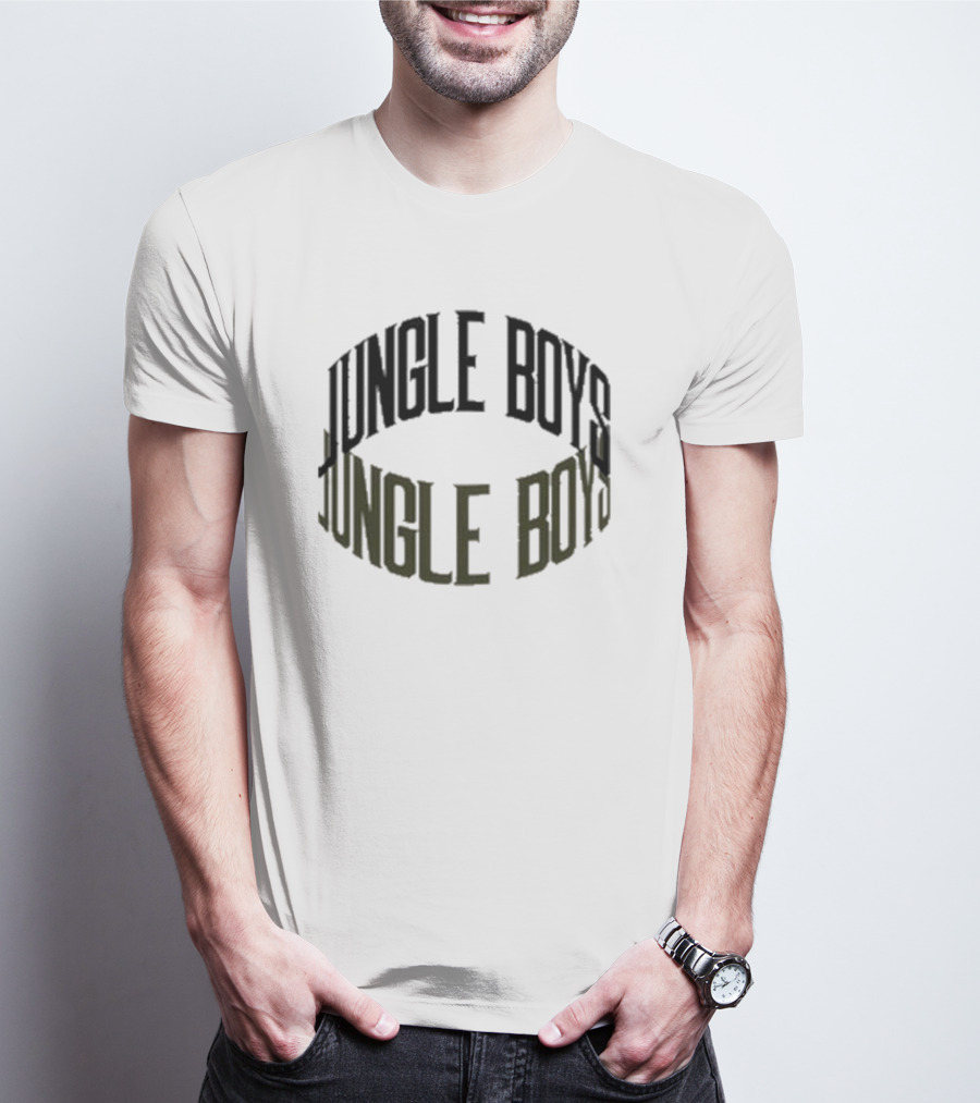 Jungle Boys 2D Optical Text Illusion T-Shirt