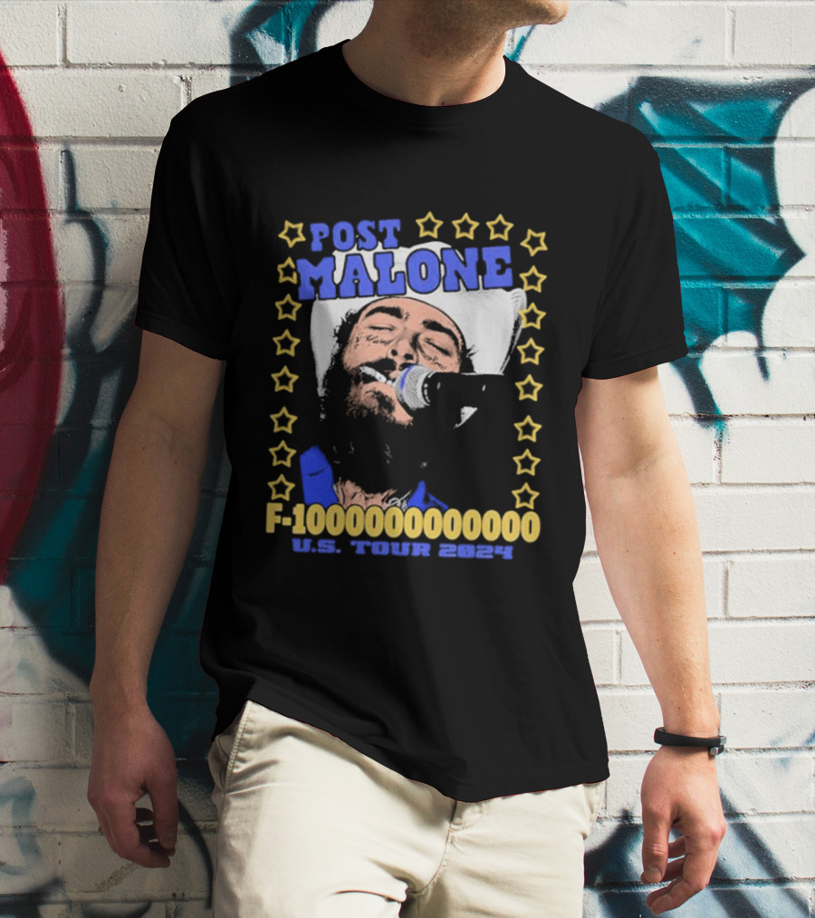 Post Malone F-1000000000000 U.S. Tour T-Shirt