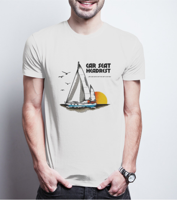 Car Seat Headrest Sunlit Sailing Adventure T-Shirt