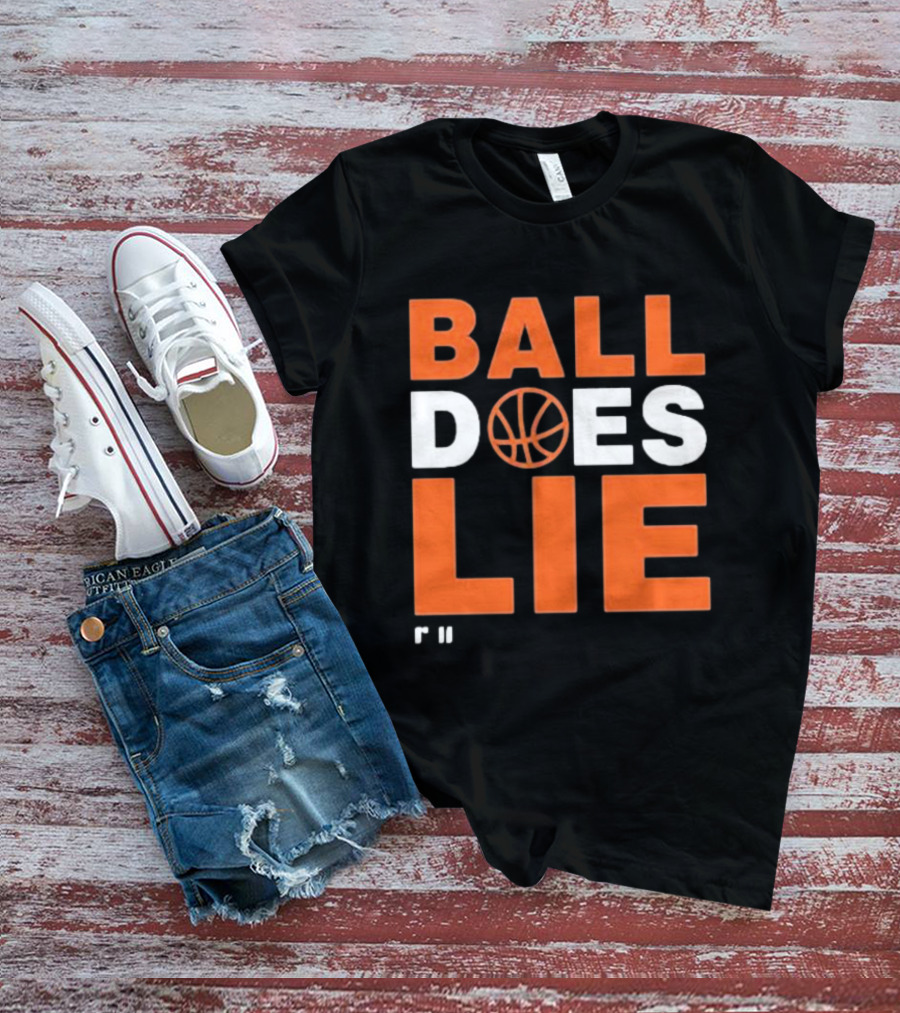 Ball Does Lie Basketball Refmasters T-Shirt