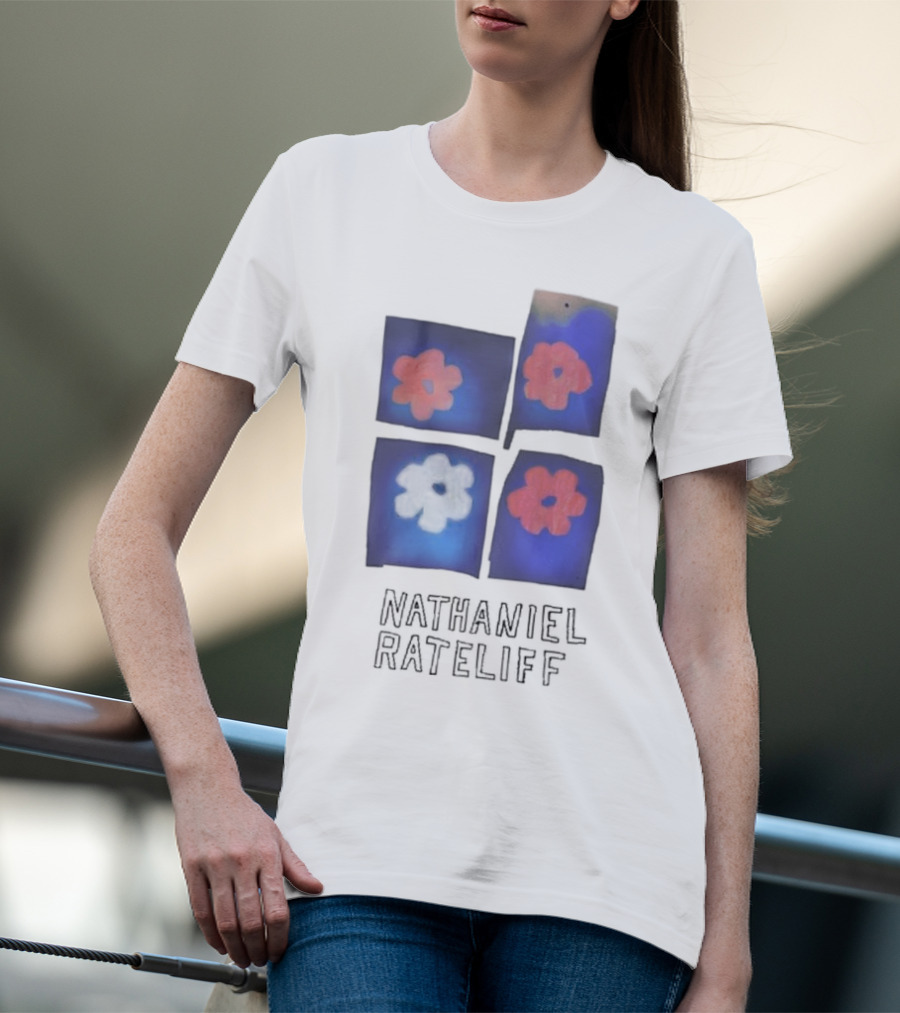 Nathaniel Rateliff Red And Yellow Flowers T-Shirt