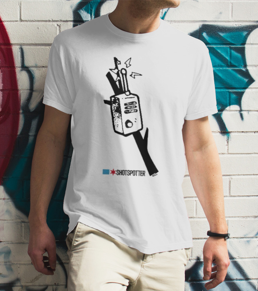 Walkie Talkie ShotSpotter Broken Antenna T-Shirt