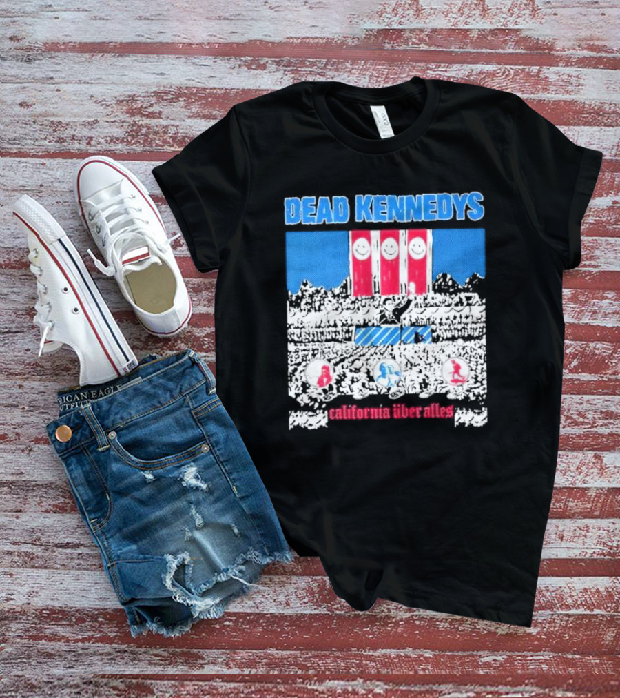 Dead Kennedys California Über Alles Smile Flags Punk T-Shirt