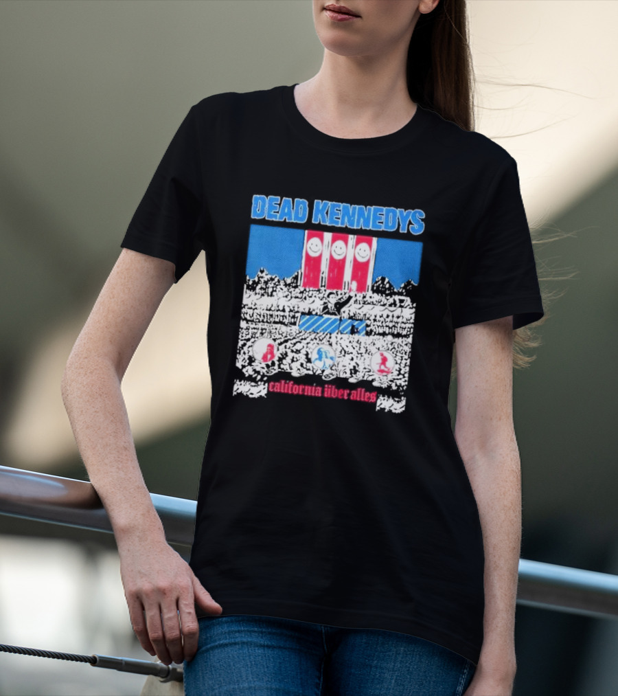 Dead Kennedys California Über Alles Smile Flags Punk T-Shirt