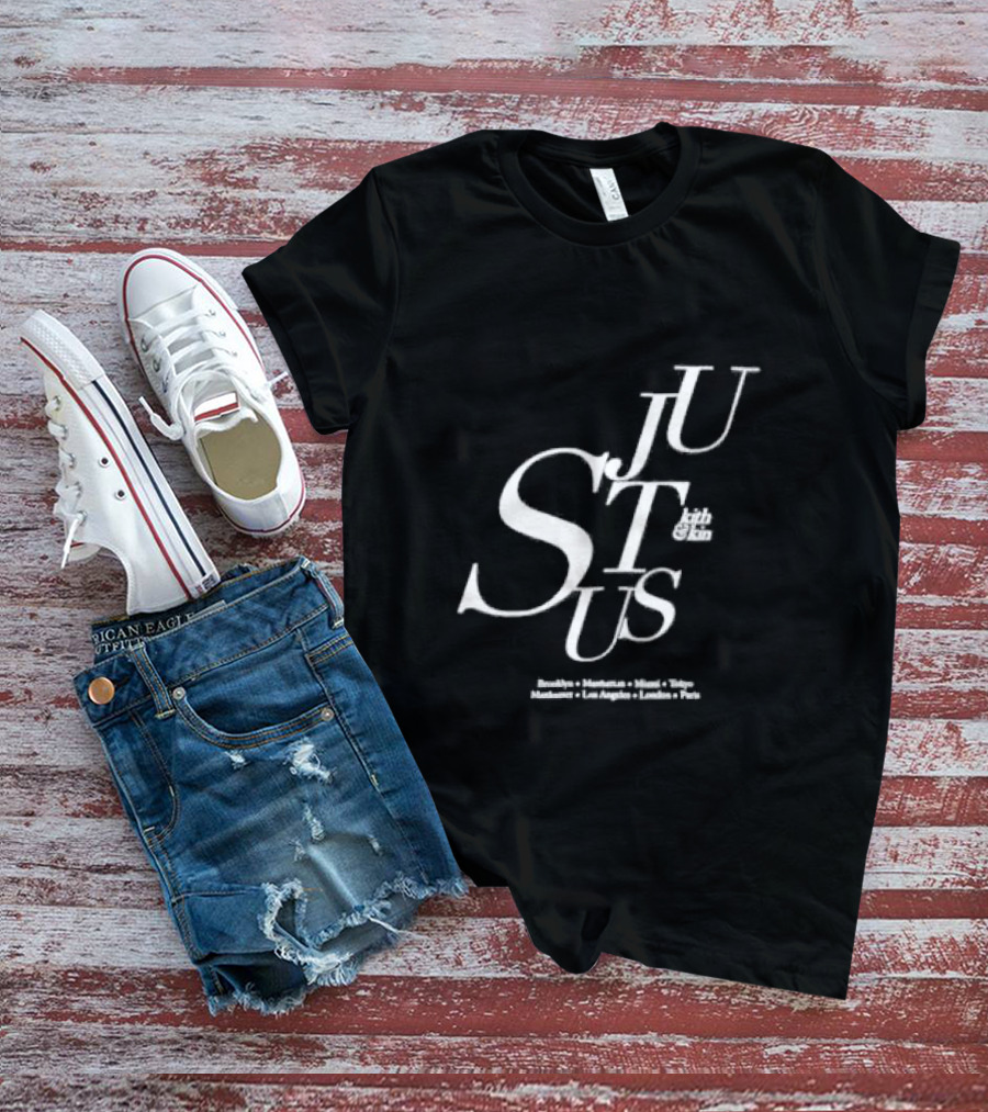 Kith Just Us Brooklyn Miami Tokyo Los Angeles Paris T-Shirt