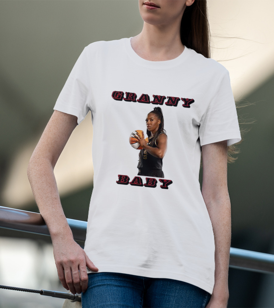 Granny Baby Basketball Player Chelsea Gray Ball Handling T-Shirt