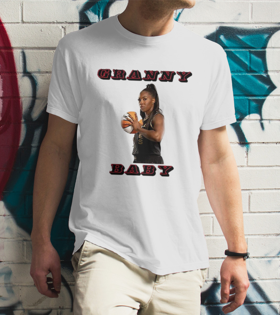 Granny Baby Basketball Player Chelsea Gray Ball Handling T-Shirt