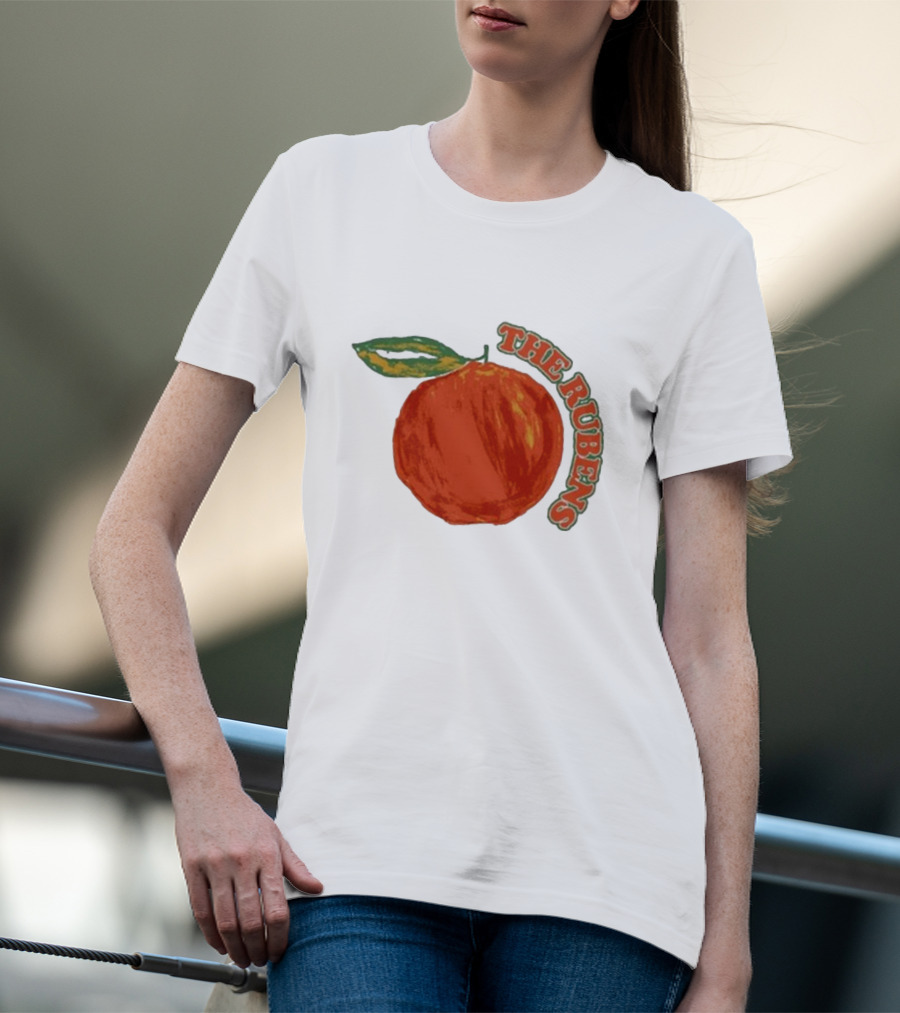 The Rubens Orange Artwork Soda T-Shirt
