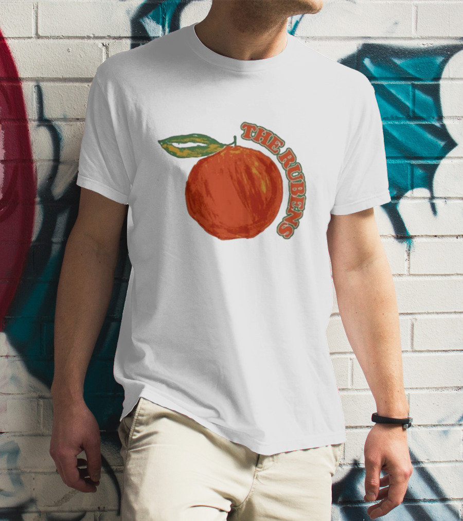 The Rubens Orange Artwork Soda T-Shirt