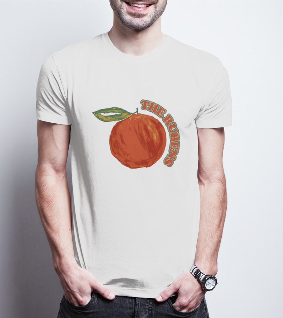 The Rubens Orange Artwork Soda T-Shirt