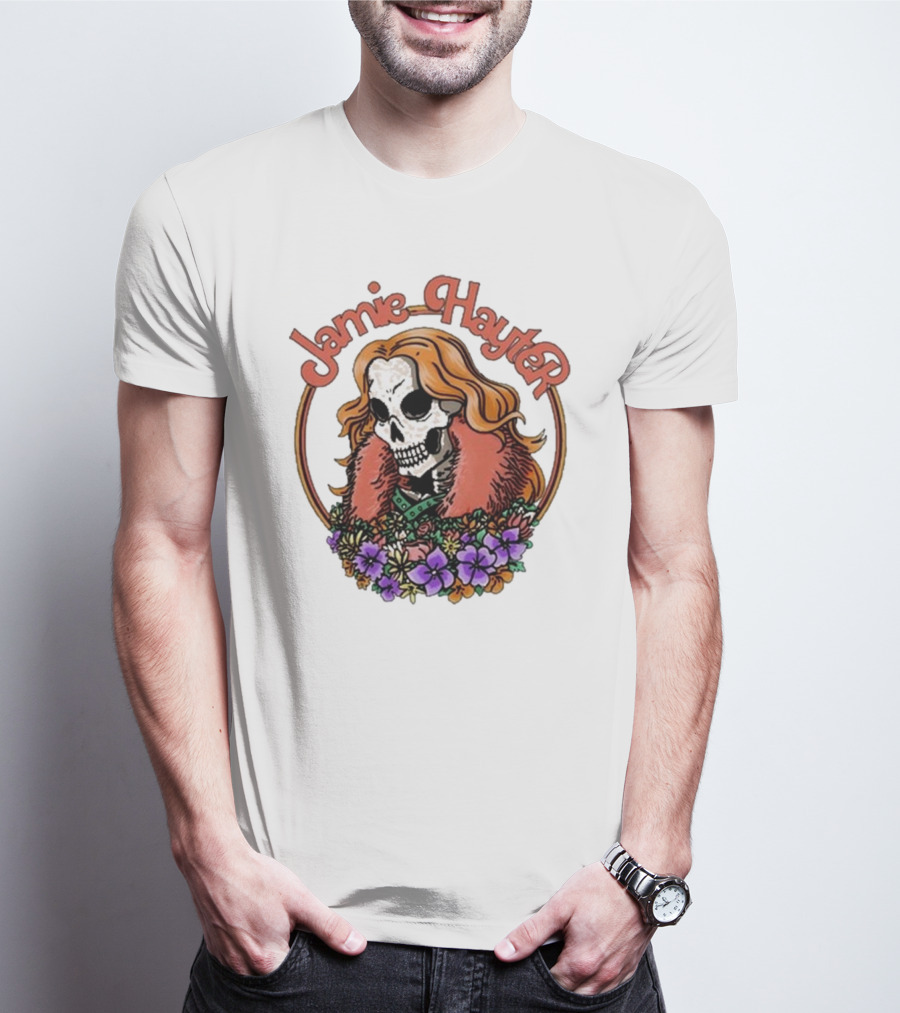 Jamie Hayter Skull Floral T-Shirt