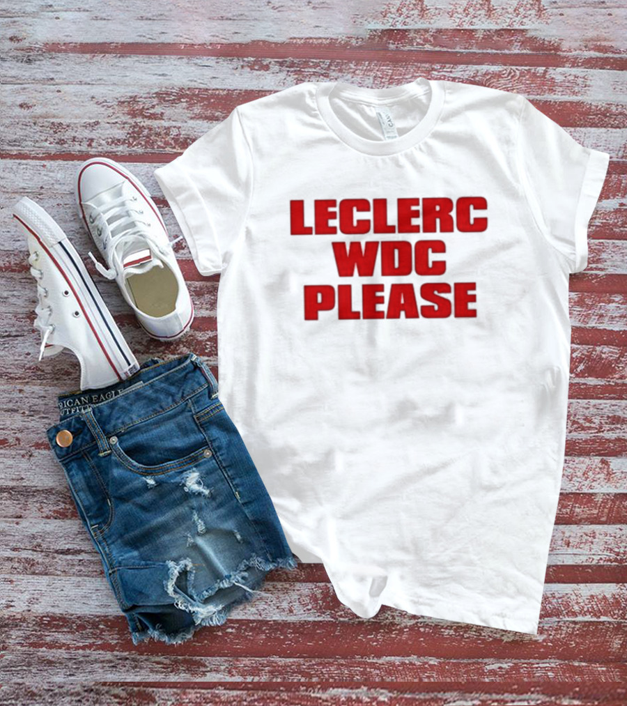Leclerc WDC Please Racing Champion Request T-Shirt