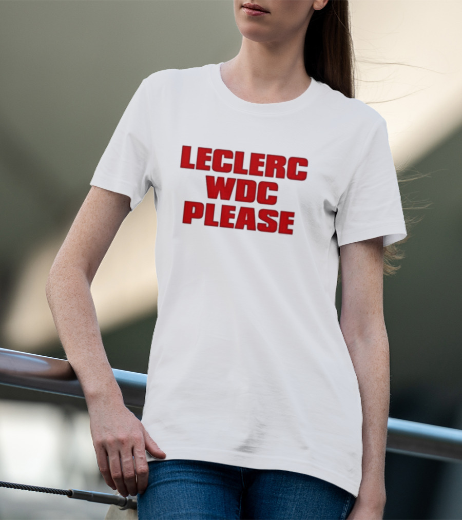 Leclerc WDC Please Racing Champion Request T-Shirt