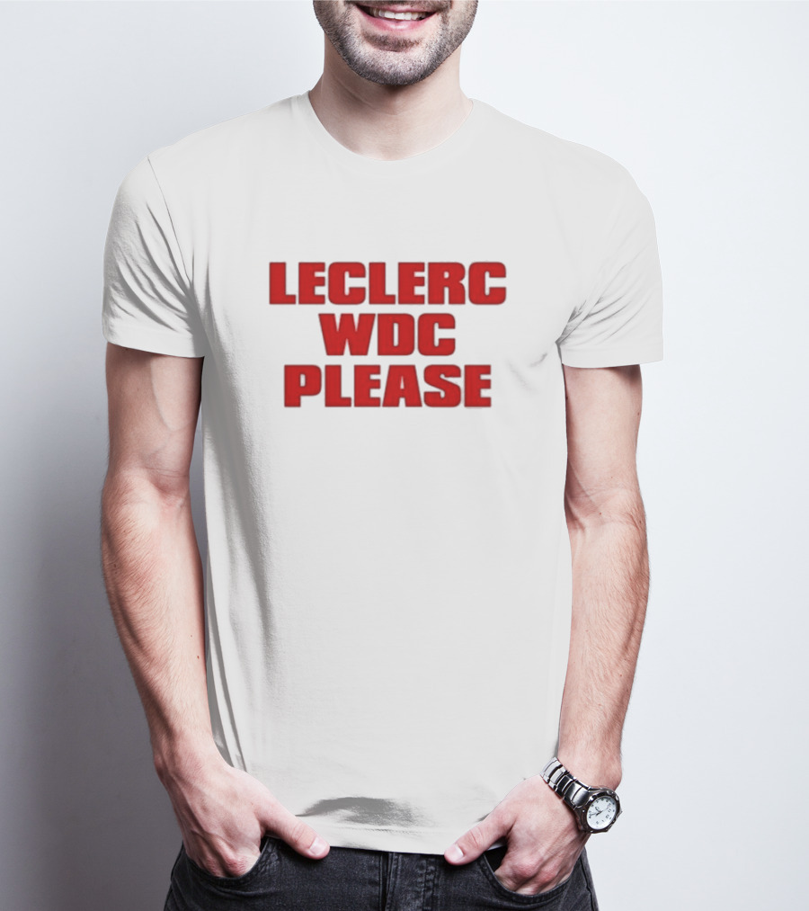 Leclerc WDC Please Racing Champion Request T-Shirt