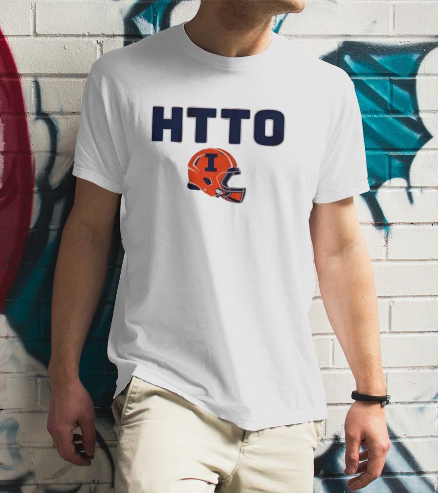 Illinois Football HTTO Helmet I T-Shirt