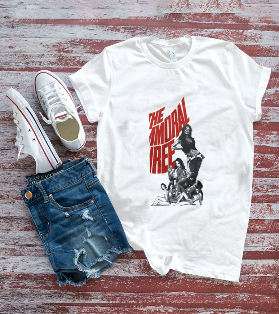The Immoral Three Movie Art Pinup T-Shirt