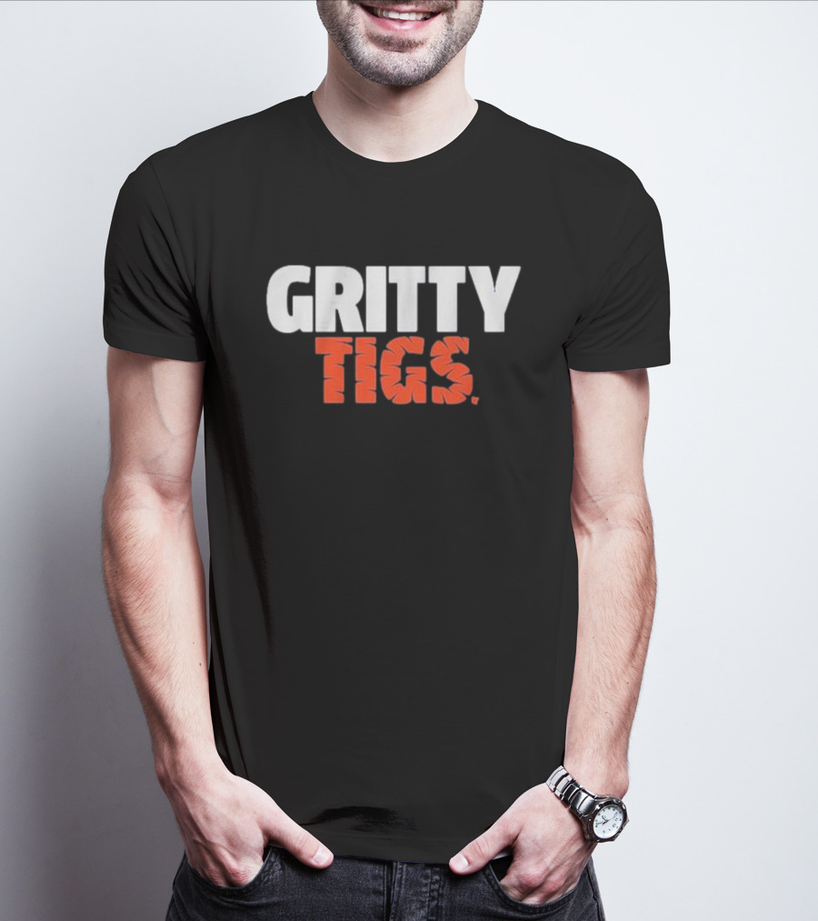 Gritty Tigs Detroit Baseball T-Shirt