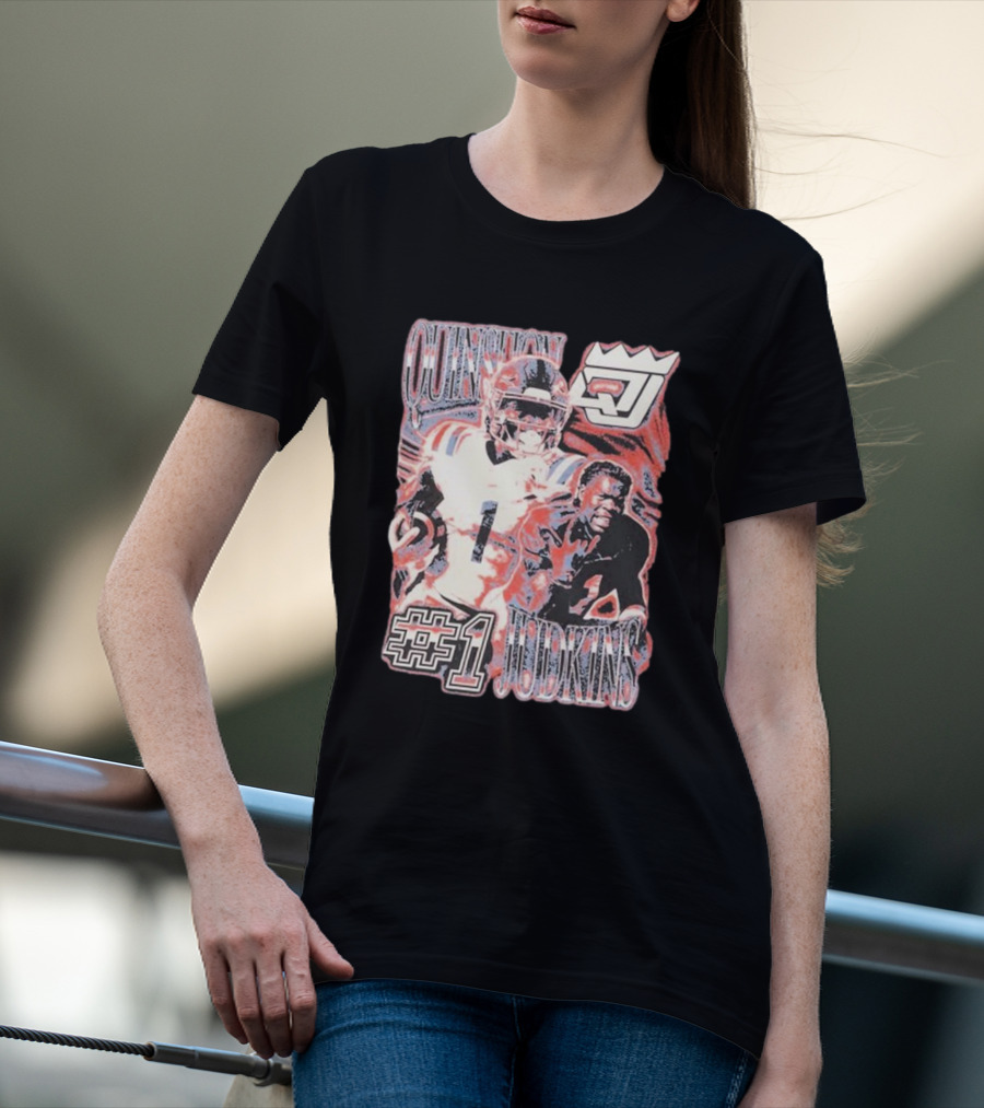 Quinshon Judkins #1 Football RJ T-Shirt