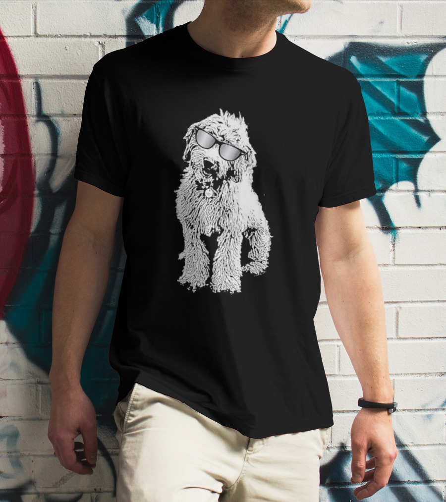 Golden Doodle With Sunglasses T-Shirt