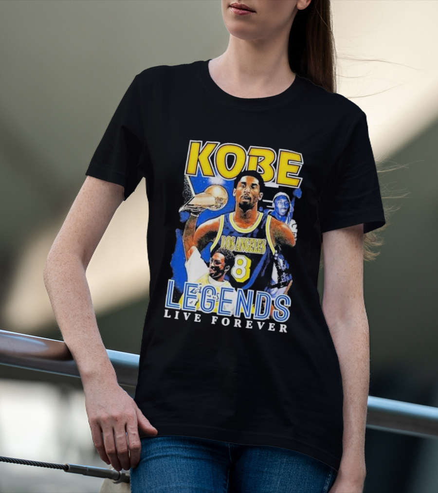 Kobe Los Angeles 8 Legends Live Forever T-Shirt