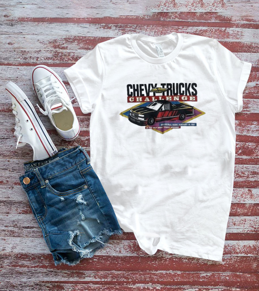 Chevy Trucks Challenge Inaugural Race January 19, 1997 At The Walt Disney World Speedway T-Shirt
