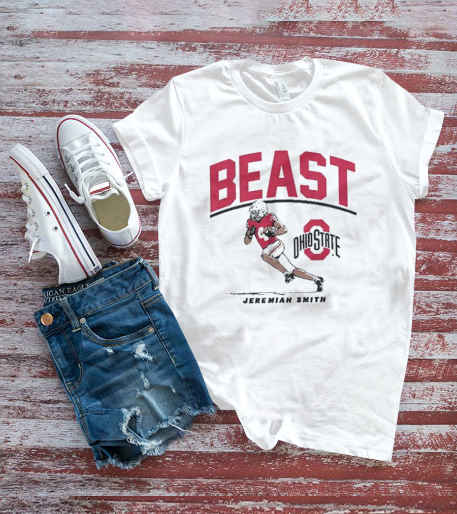 Ohio State Football Beast Jeremiah Smith T-Shirt