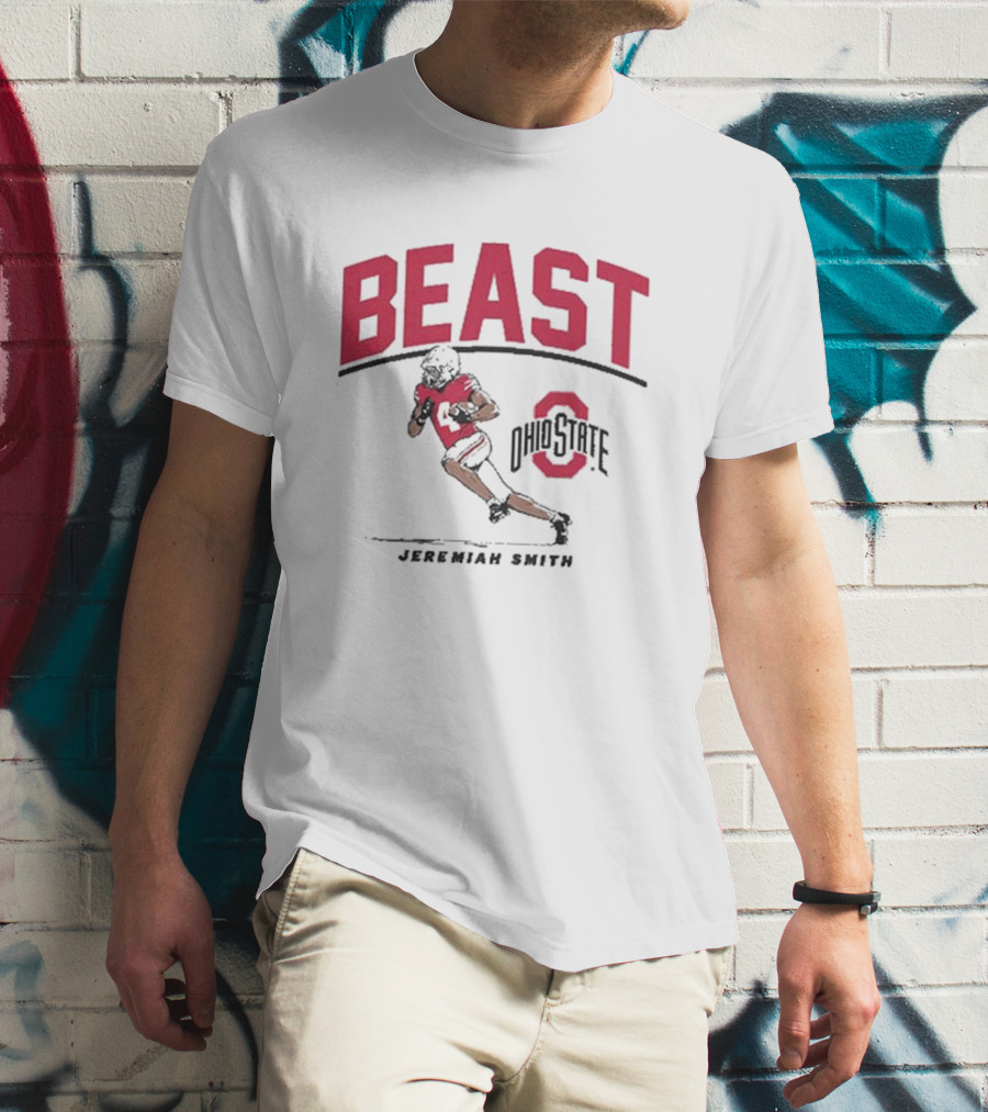 Ohio State Football Beast Jeremiah Smith T-Shirt