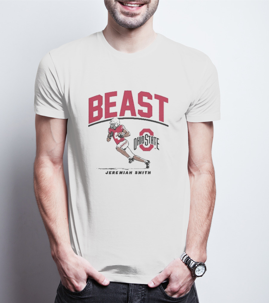 Ohio State Football Beast Jeremiah Smith T-Shirt
