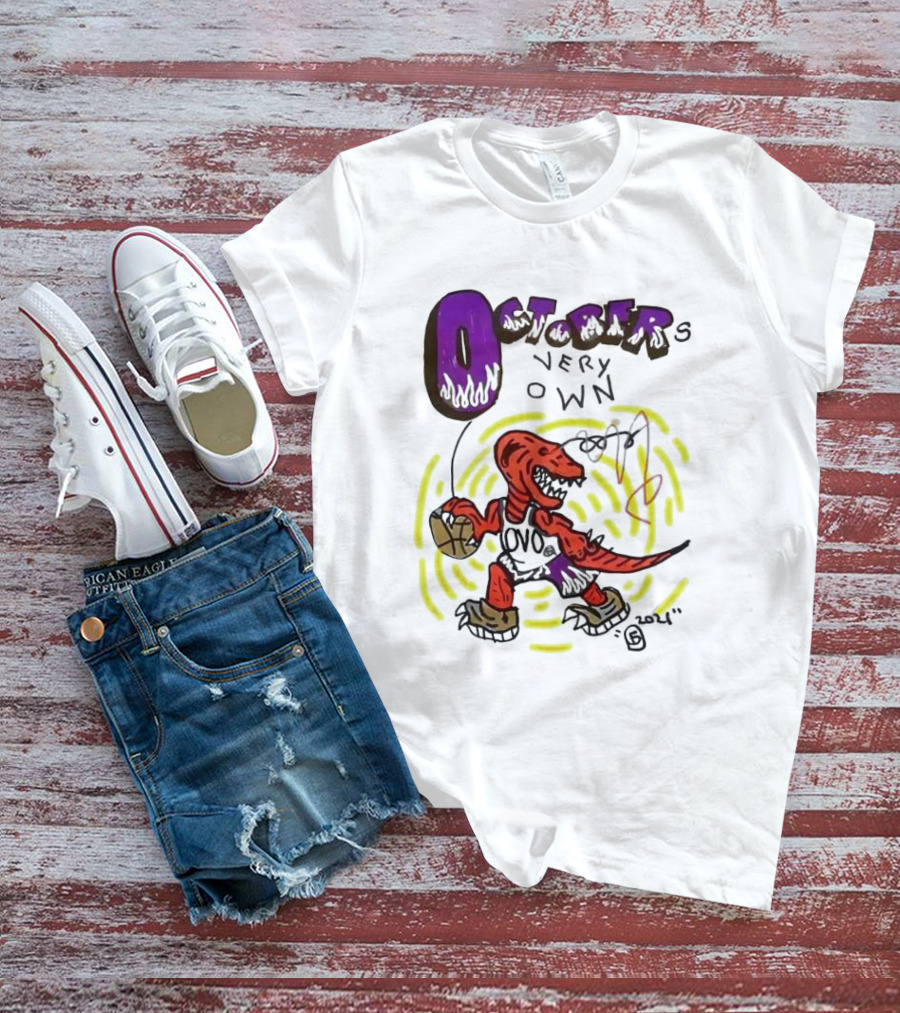OCTOBER VERY OWN OVO Basketball Dinosaur T-Shirt