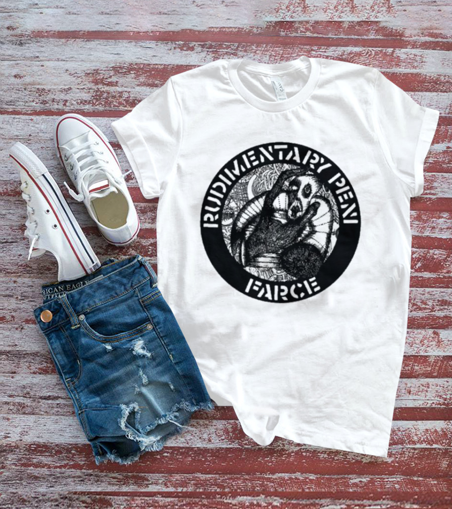 Rudimentary Peni Farce Album T-Shirt