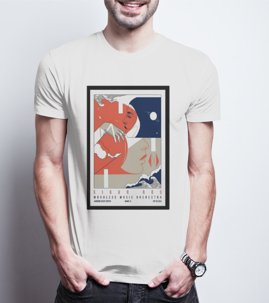 Sigur Ros Wordless Music Orchestra Adrienne Arsht Center Miami FL Sep 30 T-Shirt