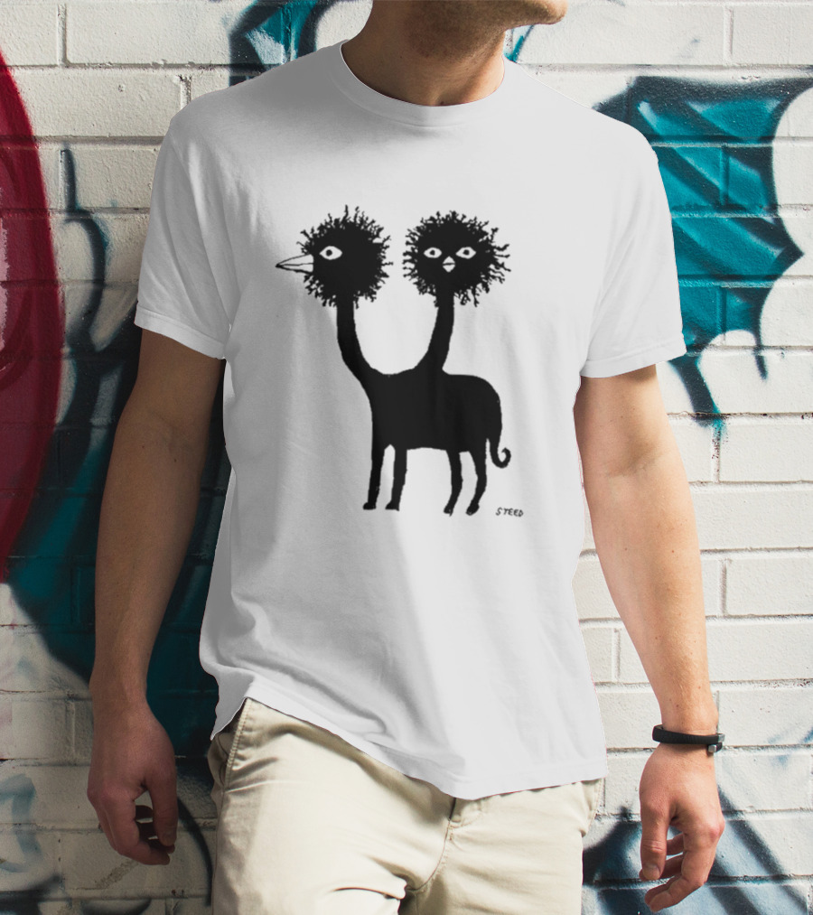 The New Yorker Ed Steed’s Two-Headed Fantasy Creature T-Shirt