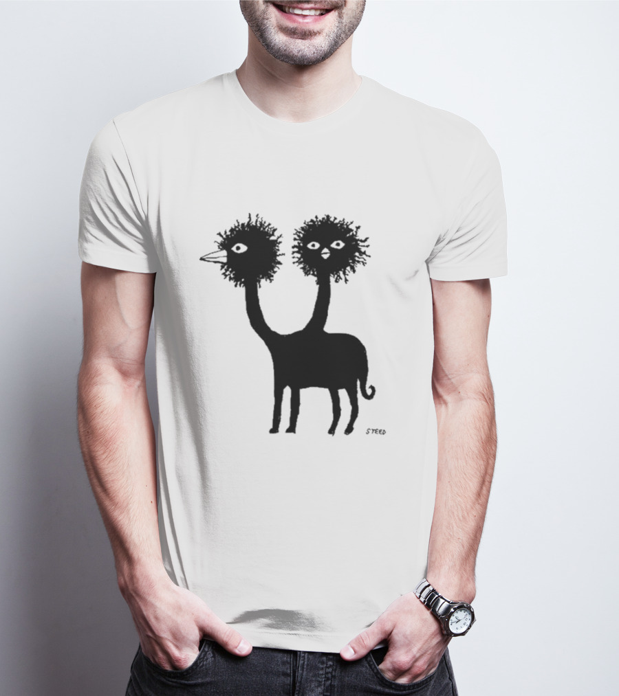 The New Yorker Ed Steed’s Two-Headed Fantasy Creature T-Shirt