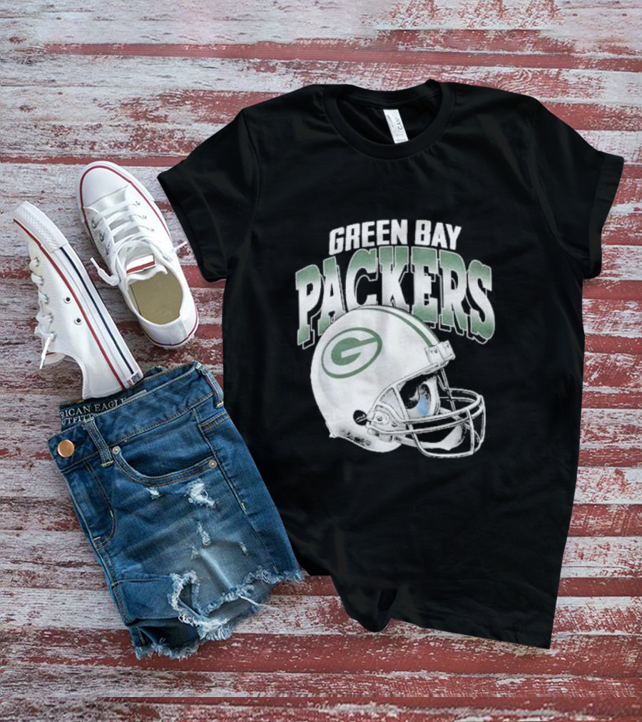 Green Bay Packers Classic Helmet Gradient T-Shirt