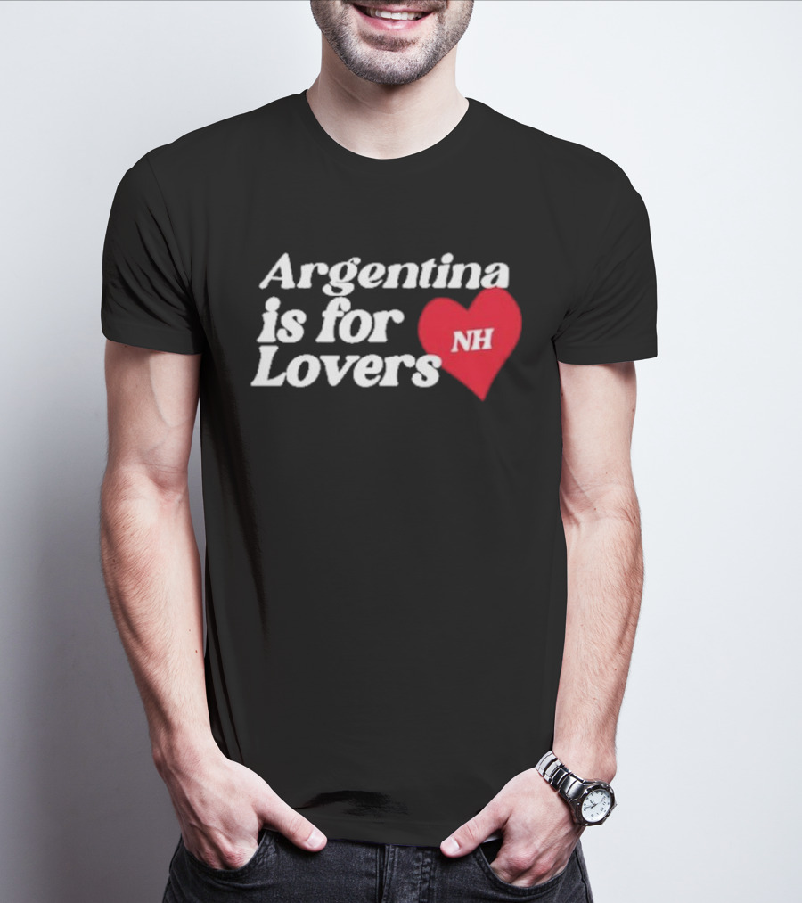 Niall Horan NH Argentina Is For Lovers Heart T-Shirt