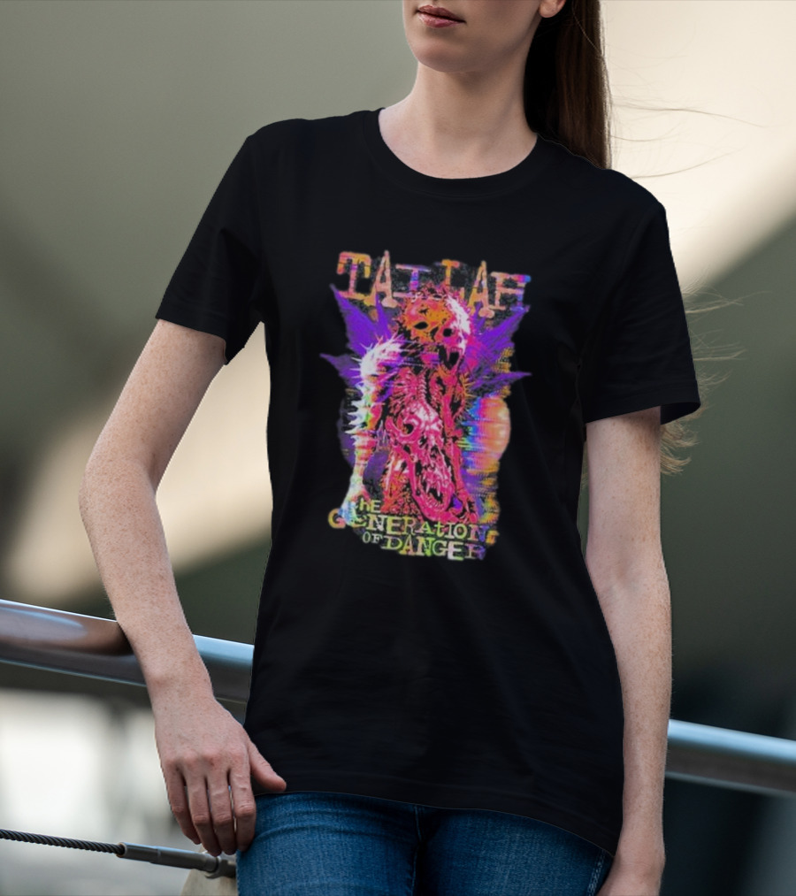 Tallah The Generation Of Danger Nomad Vibrant Skull Warrior T-Shirt