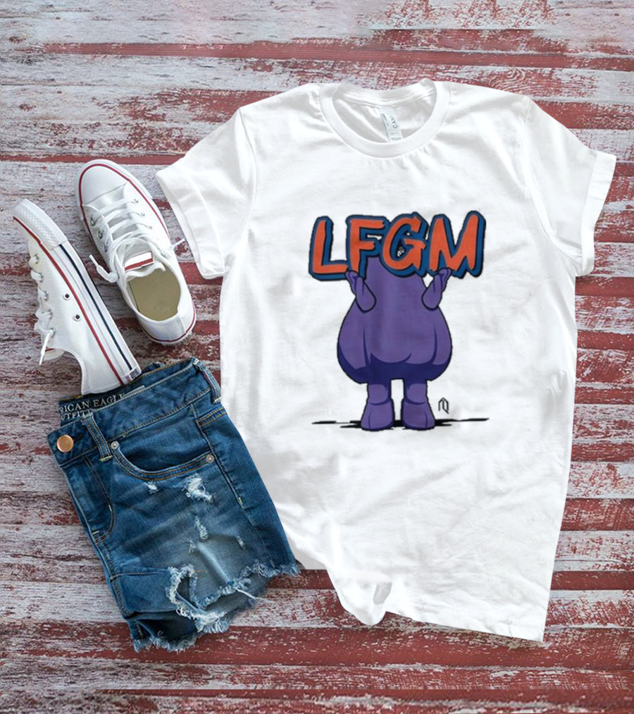 Athlete Logos LFGM Grimace Character T-Shirt