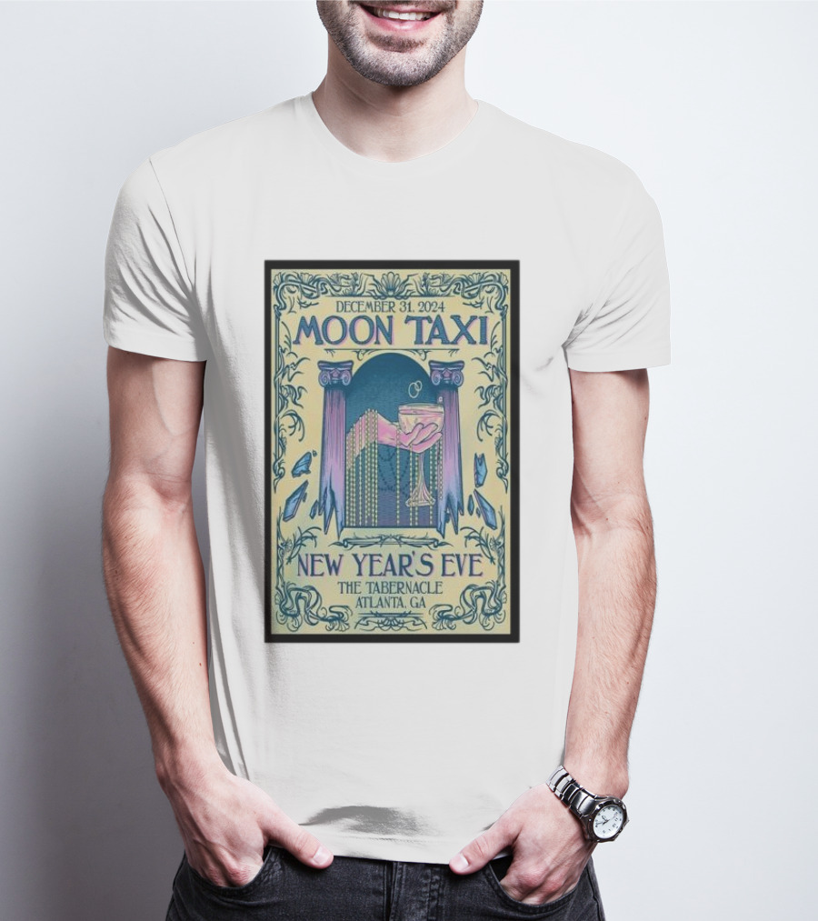 Moon Taxi New Year's Eve The Tabernacle Atlanta GA December 31 T-Shirt