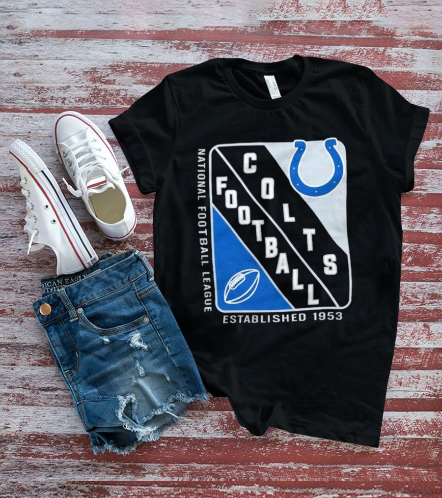 NATIONAL FOOTBALL LEAGUE COLTS FOOTBALL ESTABLISHED 1953 T-Shirt