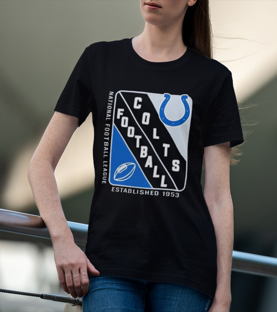 NATIONAL FOOTBALL LEAGUE COLTS FOOTBALL ESTABLISHED 1953 T-Shirt