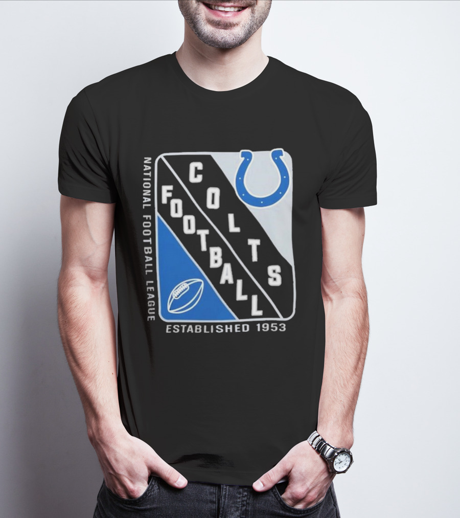 NATIONAL FOOTBALL LEAGUE COLTS FOOTBALL ESTABLISHED 1953 T-Shirt