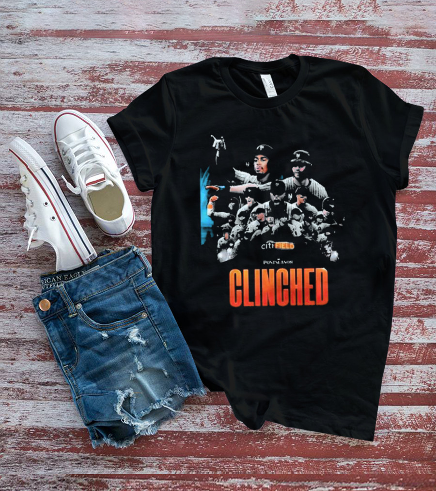 Citi Field Pontiacs Clinched Baseball T-Shirt