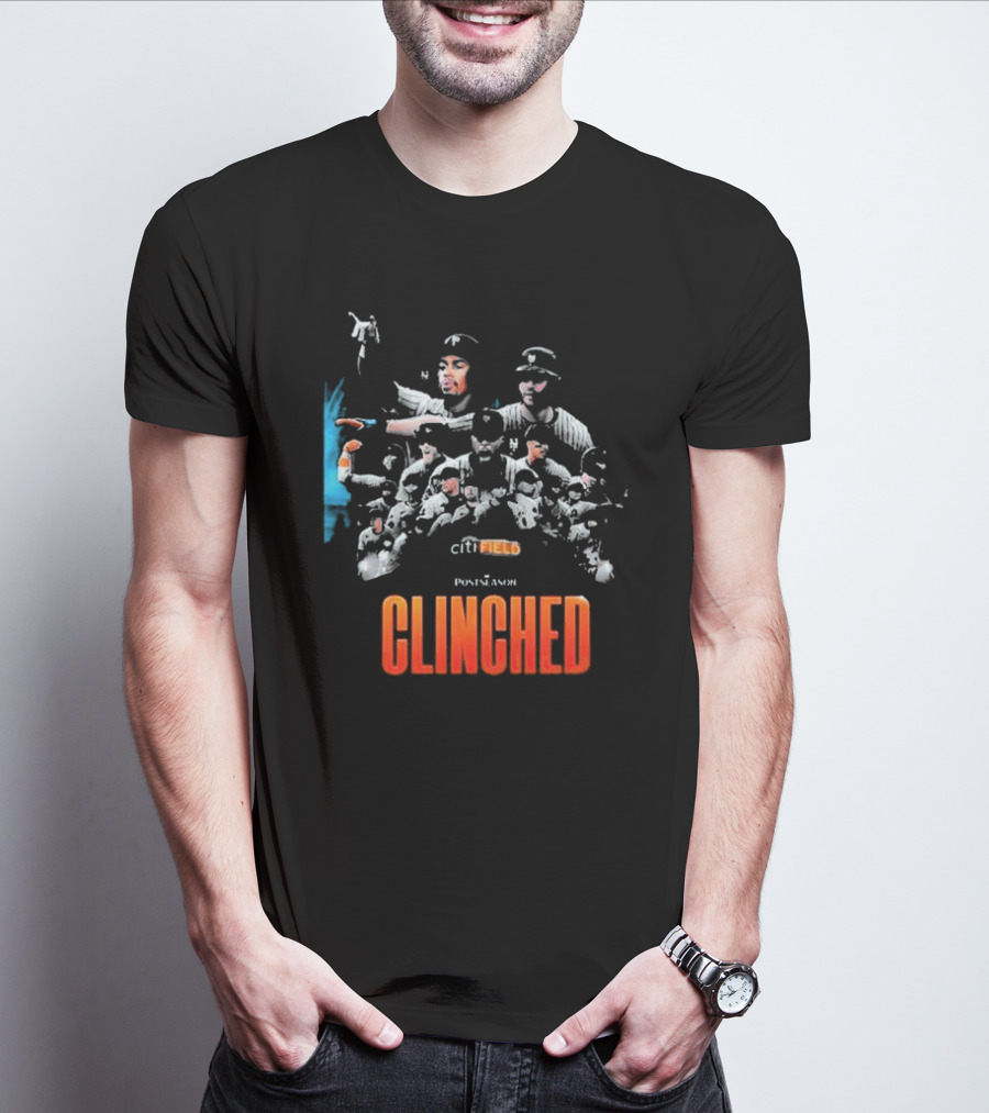 Citi Field Pontiacs Clinched Baseball T-Shirt