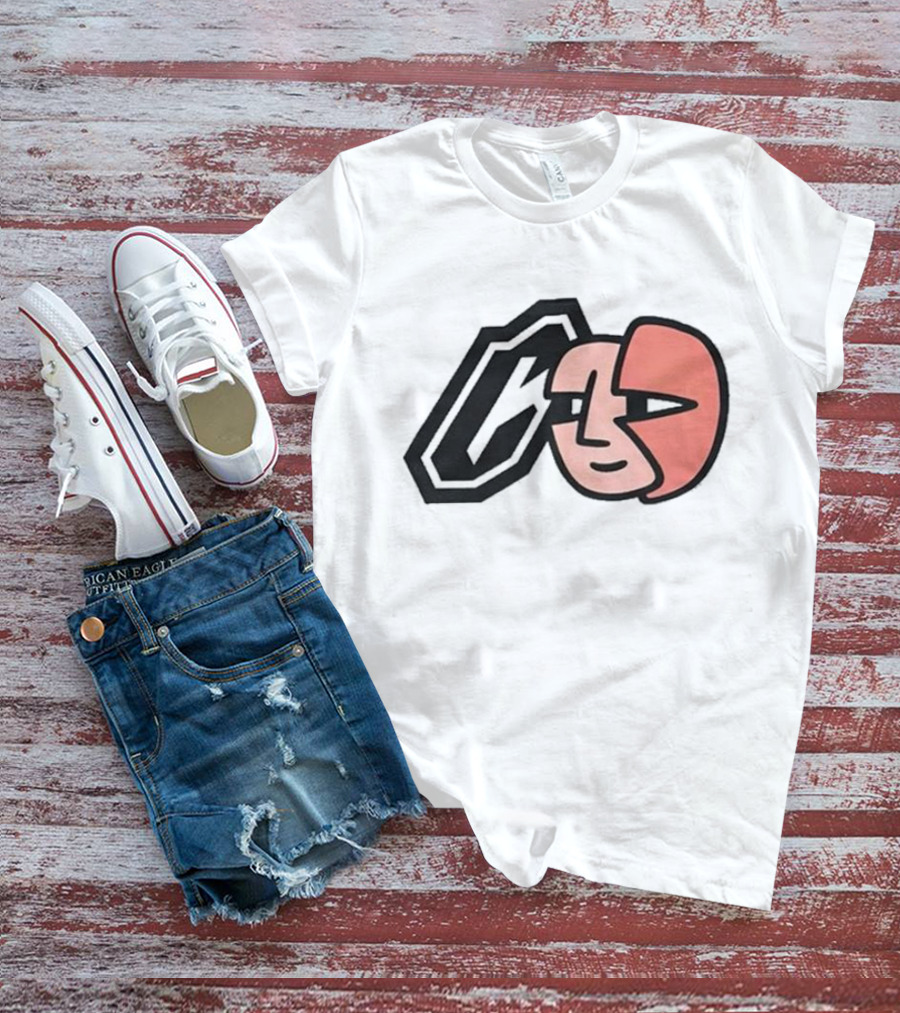 Collective Bikes X Lorem Iconic Face And Abstract Shape T-Shirt