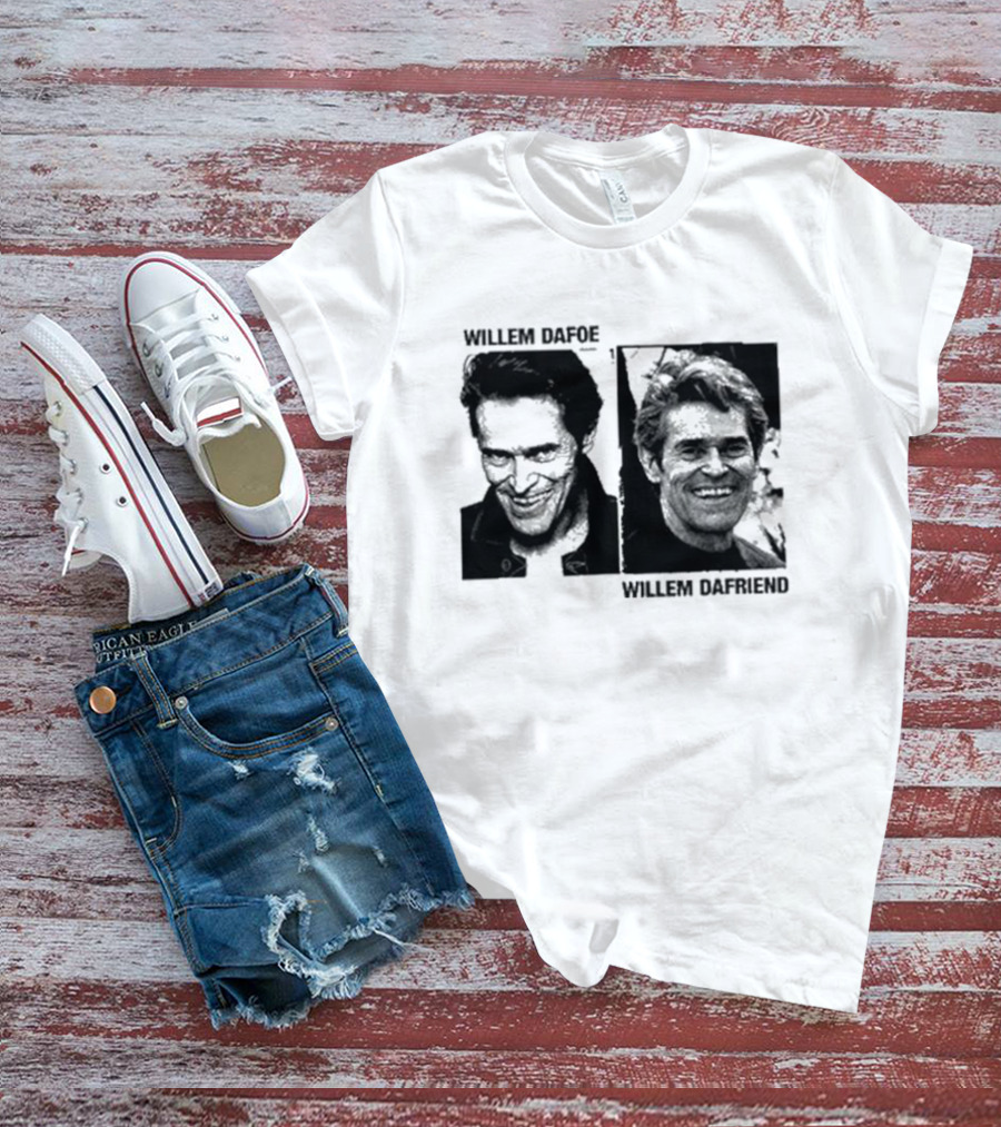 Willem Dafoe Willem Dafriend Contrasting Expressions T-Shirt