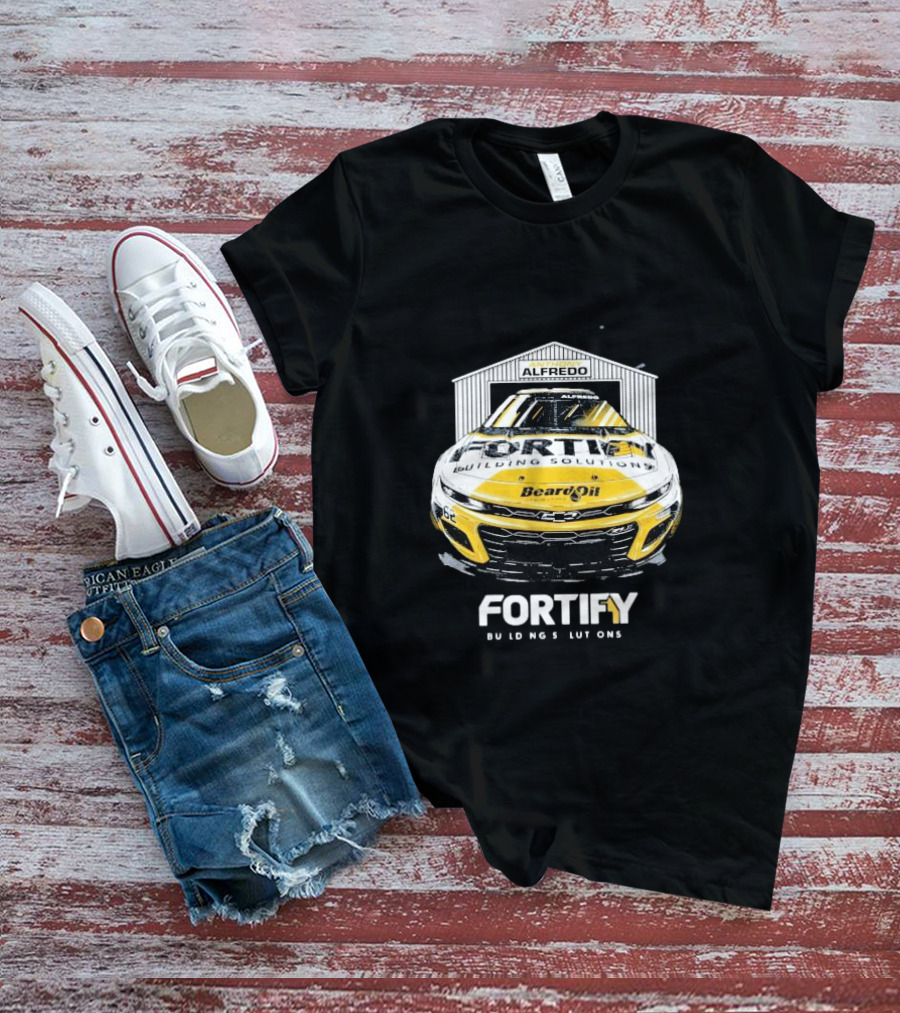 Anthony Alfredo Fortify Building Solutions Beard Oil Racing Car T-Shirt