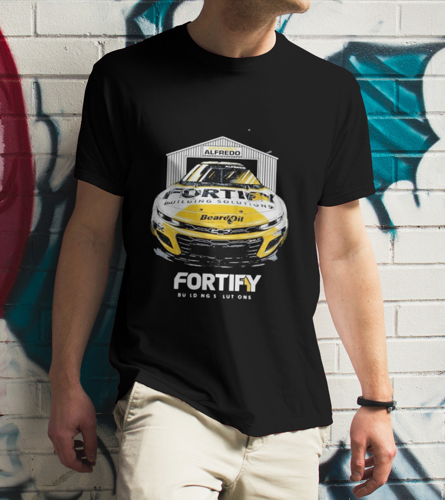 Anthony Alfredo Fortify Building Solutions Beard Oil Racing Car T-Shirt