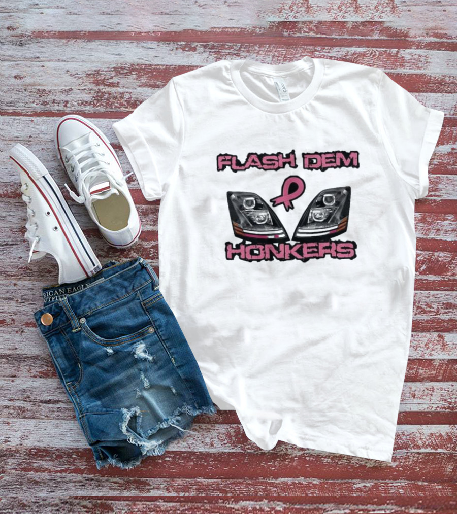 Flash Dem Honkers Awareness Headlights T-Shirt